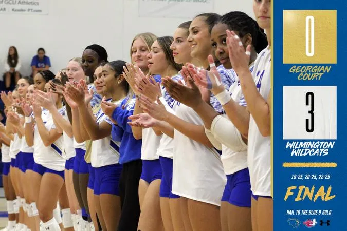 Volleyball Falls in Straight Sets at Wilmington