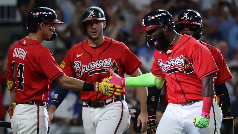 Braves hit 3 homers and Chris Sale closes out 6-2 win over Phillies...