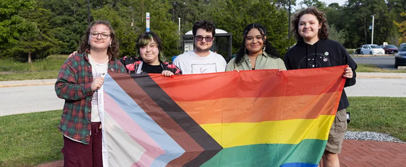 LGBTQ History Month Flag Raising