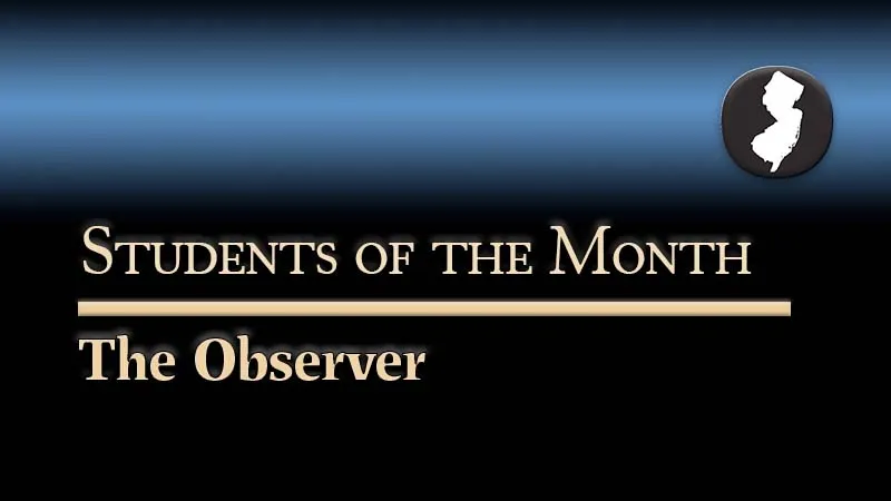 Washington School in Kearny names September Students of the Month