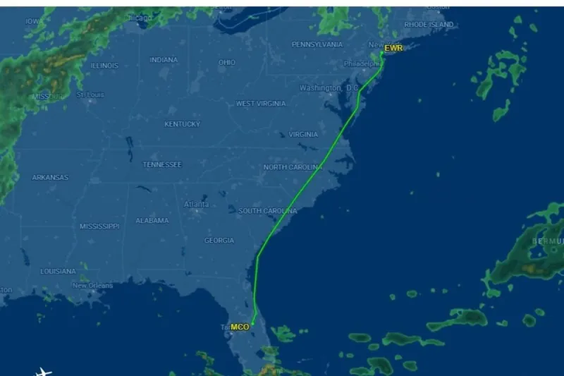 Bizarre bathroom emergency on United flight out of Newark