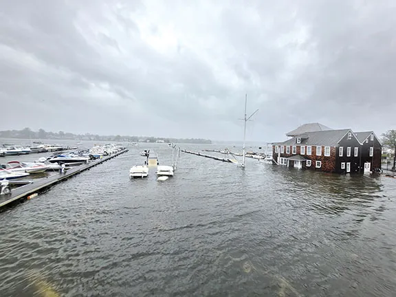 Nor'easter Brings Flooding, Road Closures, Power Outages to Jersey Shore