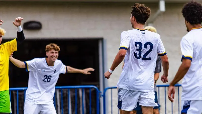 Men's Soccer Roars Past Kean, 4-1