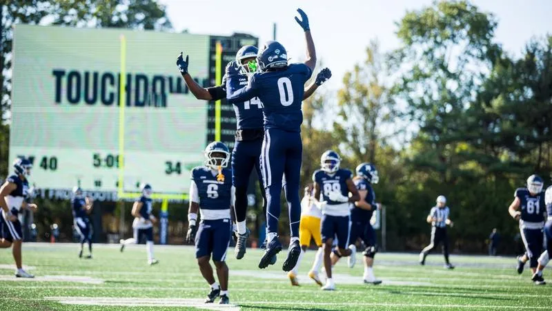 Hawks Hold On for 41-40 Win Over Towson