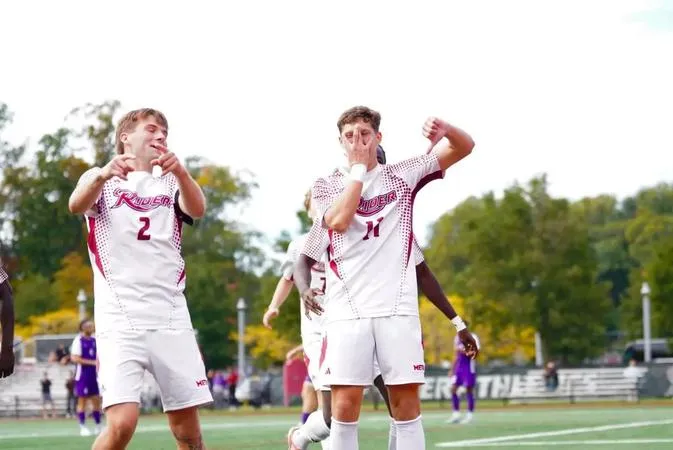 Attackers Shine as Men's Soccer Dismantles Niagara for 3-0 Win in Lawrenceville