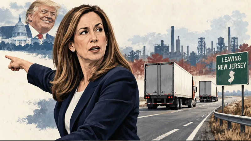 If Trump is the problem, Governor Sherrill, why are other states eating our lunch?