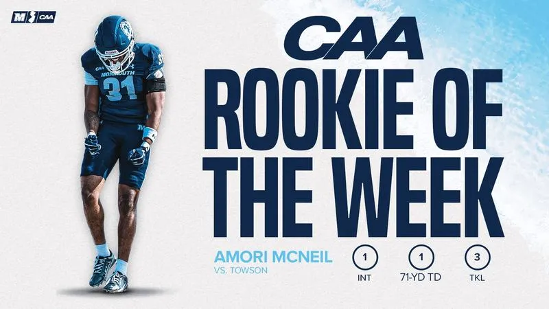 Amori McNeil Earns CAA Rookie of the Week Honors