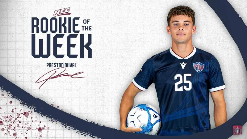 Preston Duval Wins NEC Rookie of the Week, Jeremie Pelade Also Grabs Prime Performer Honors