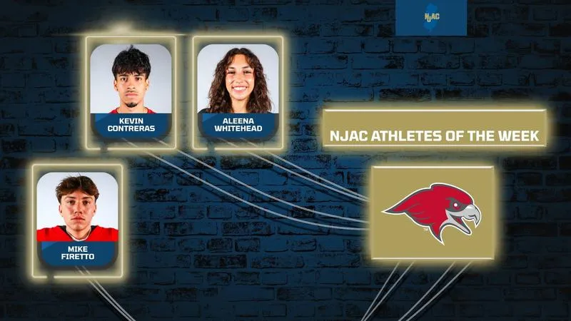 Three Red Hawks Tabbed as NJAC Athletes of the Week