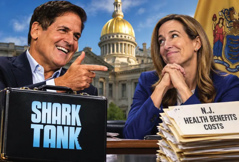 Governor Shark Tank: Sherrill Calls in Mark Cuban to Help Fix N.J.'s Health Benefits Mess