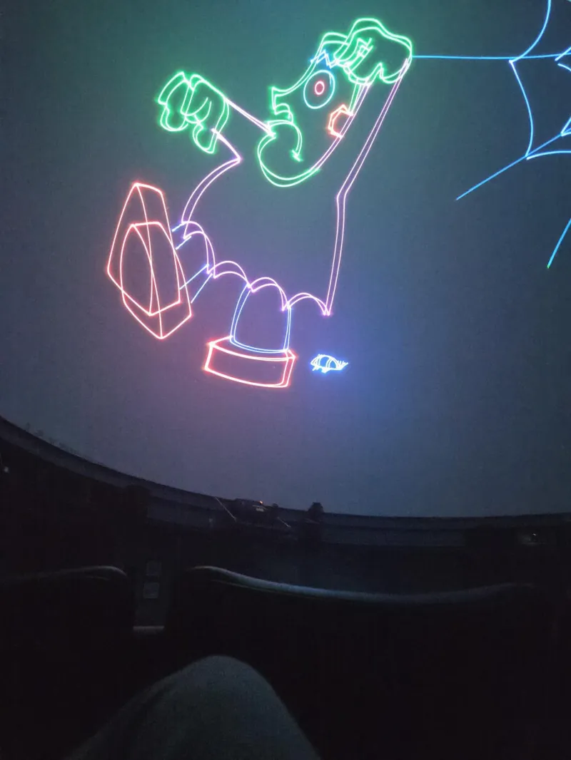 Halloween laser show returns to Edelman Planetarium