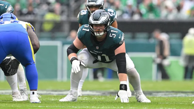 Ravens acquire center Cam Jurgens in trade with Eagles