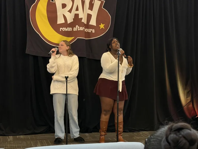 RAH welcomes all up to the mic during their Family Weekend Open Mic Night last Friday