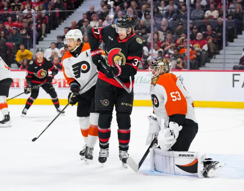 Flyers Fall to Ottawa, Still Winless to Start Season