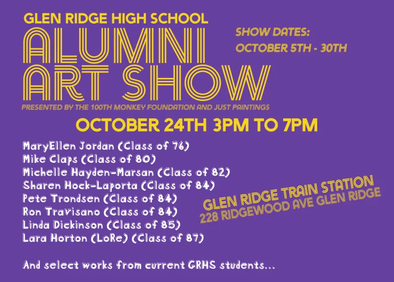 Glen Ridge Alumni Art Show Brings Local Artists and Generations Together