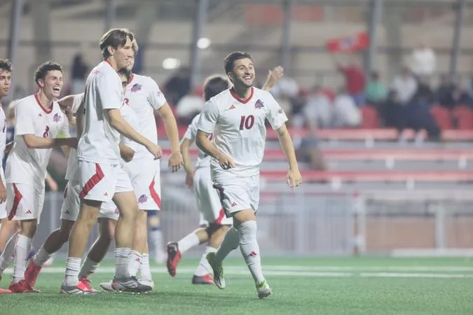 NJIT Men's Soccer Rolls Past New Hampshire, 6-3; Rebelo Registers Six Points in Win