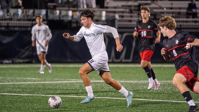 Monmouth Men's Soccer Battles for 1-1 Tie With Northeastern