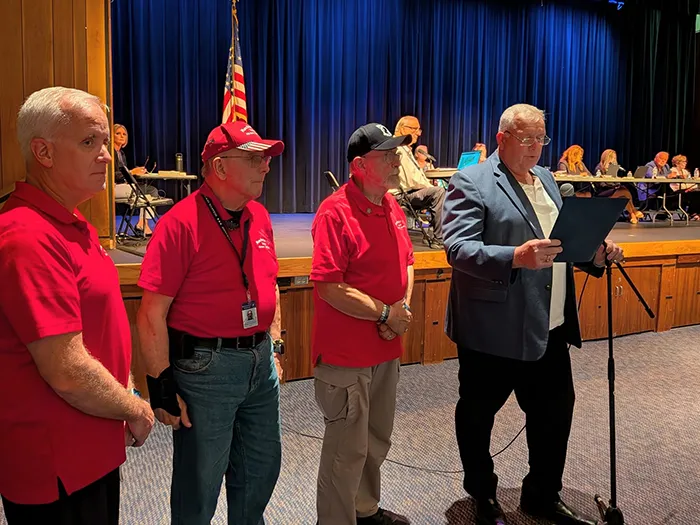 Veterans And Policewomen Honored