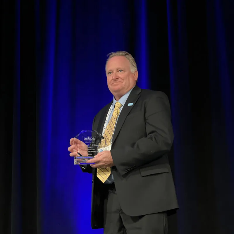 Herrington Receives ASBPA's Highest Individual Honor at Centennial Conference