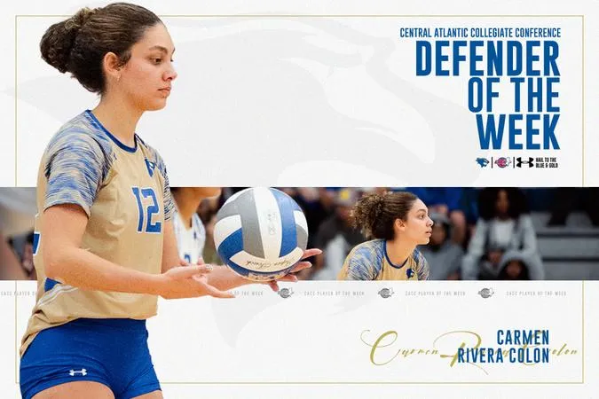 Rivera Colon Nets Second CACC Defensive Player of the Week Award This Season