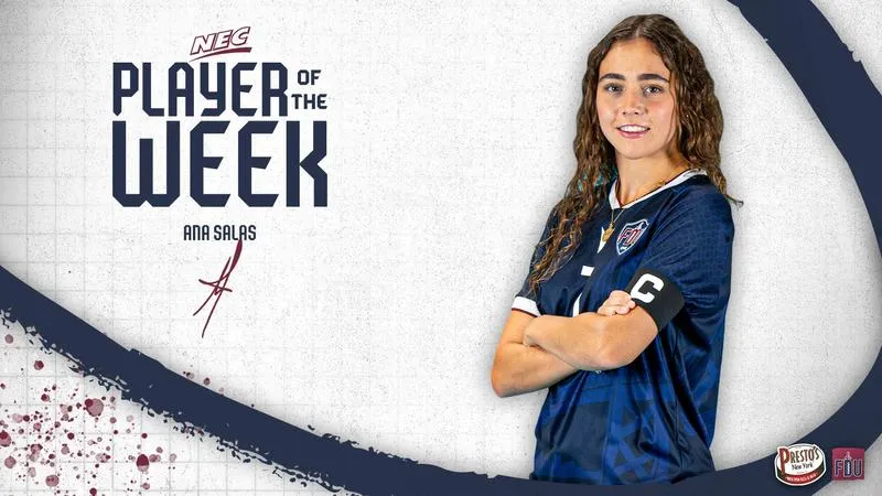 Salas Secures NEC Player of the Week