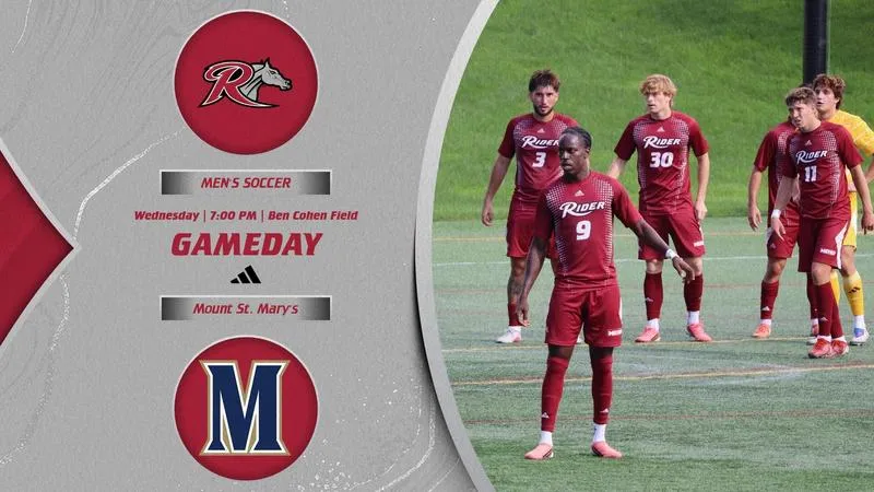 Men's Soccer Hosts Mount St. Mary's in Lawrenceville on Wednesday Night