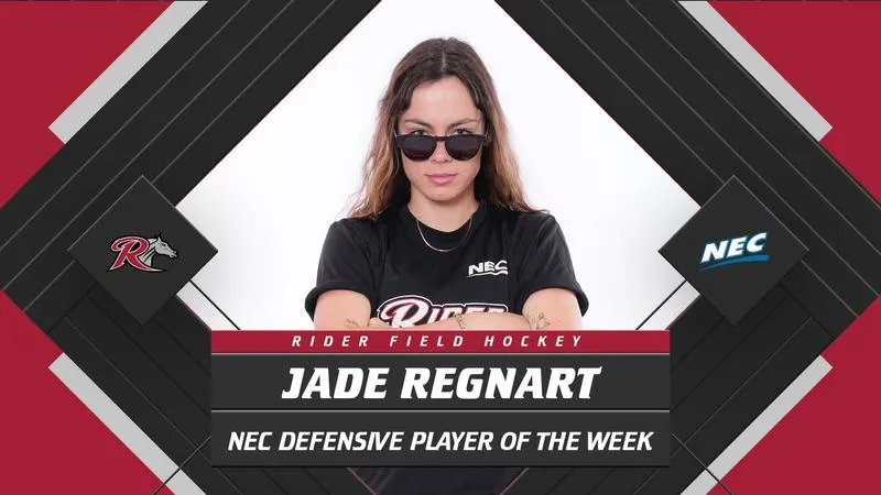 Regnart Named NEC Defensive Player of the Week