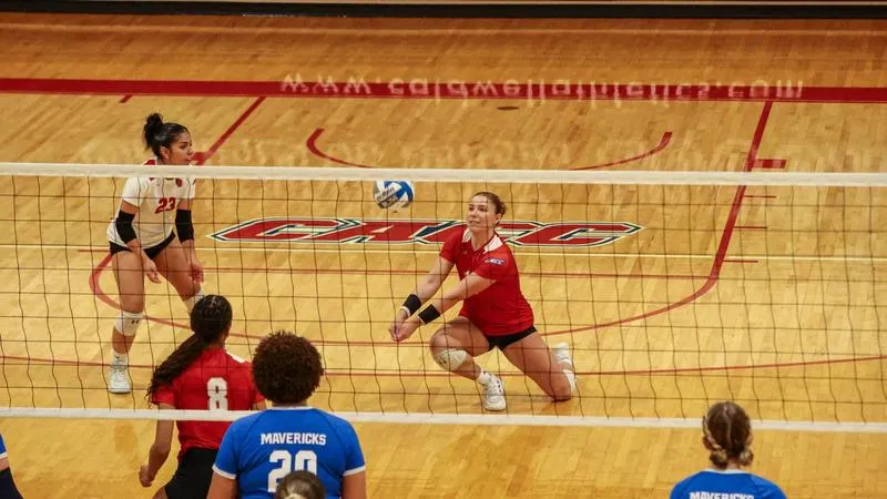 Oakley Pulls 10 Digs, Volleyball Bows to Monroe