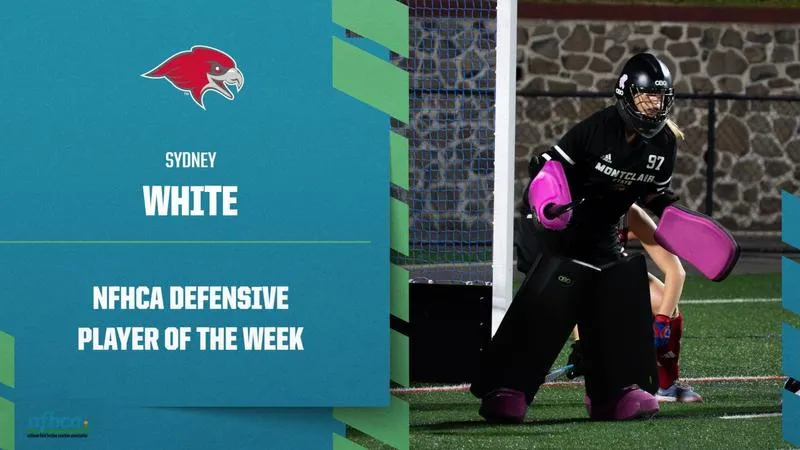 White Earns NFHCA Defensive Player of the Week