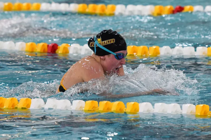 Rowan Women's Swimming picks up first win of season against Stevens