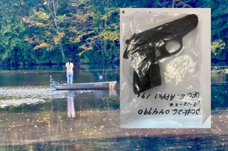 Fishermen pull a handgun from a NJ lake; detectives want answers