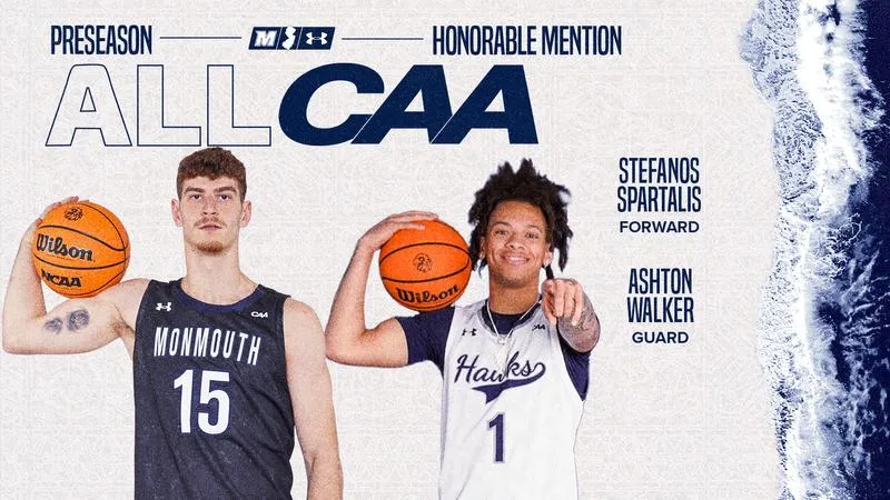 Monmouth Men's Basketball Has Two Honored by CAA