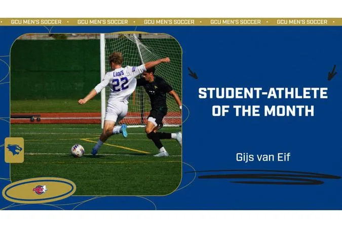 Gijs van Eif named September CACC Student-Athlete of the Month