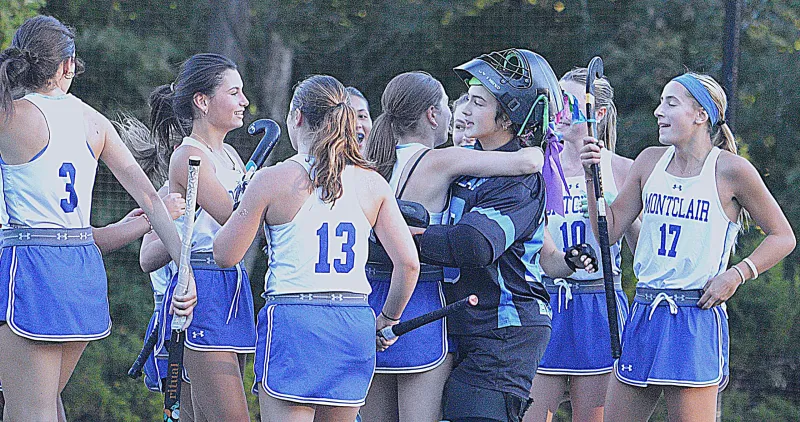Montclair High School Field Hockey Pointing to a Run Back to ECT Final