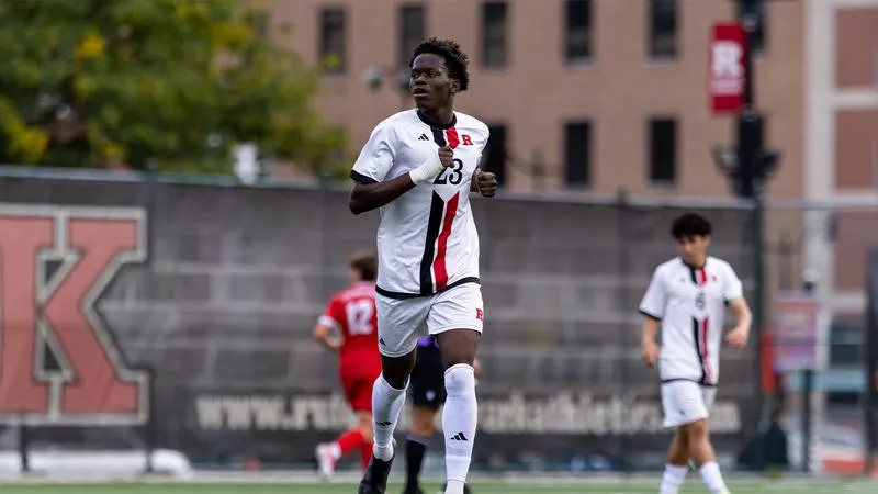Amadou Nets Brace as Scarlet Raiders Blank Rutgers-Camden