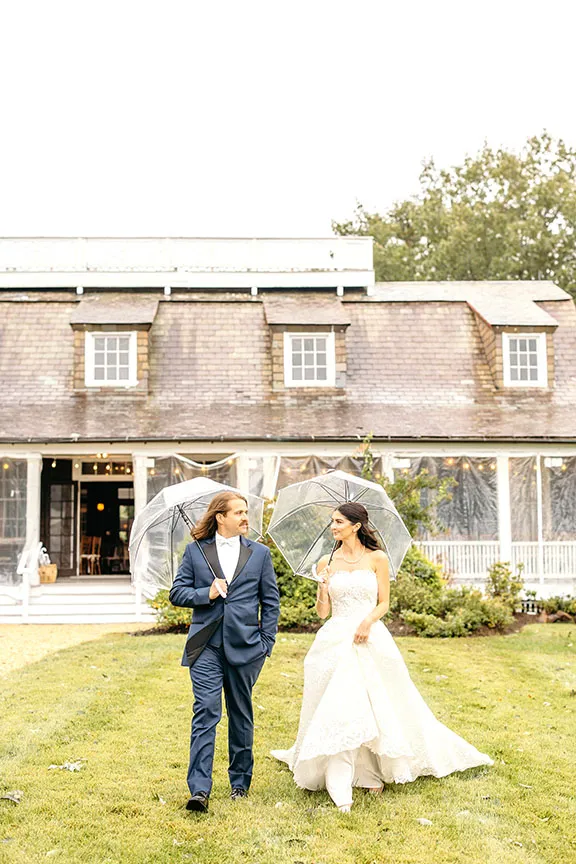Wedding Showers: Nor'easter Prompts Couples to Make Quick Changes to Celebrations