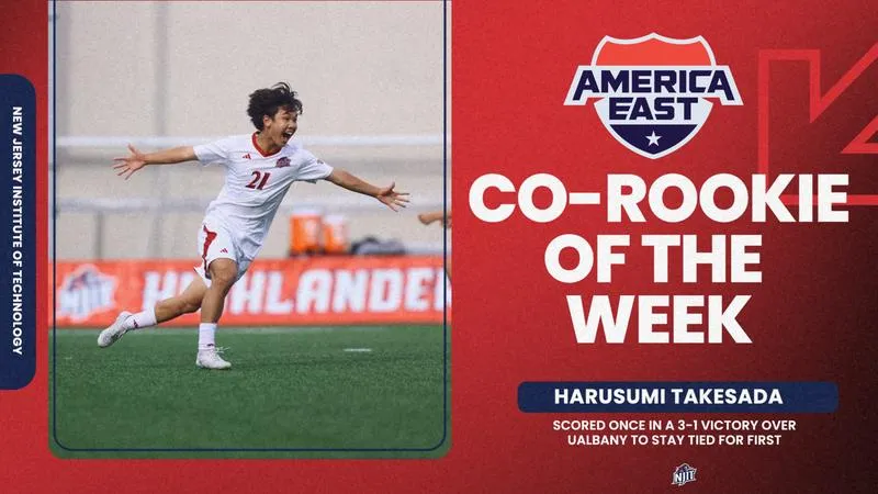 Takesada Selected America East Co-Rookie of the Week