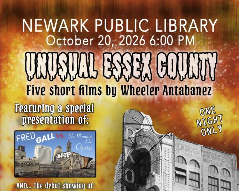 Newark Public Library to Host Spooky Short Films Exploring Essex County's Darker Side