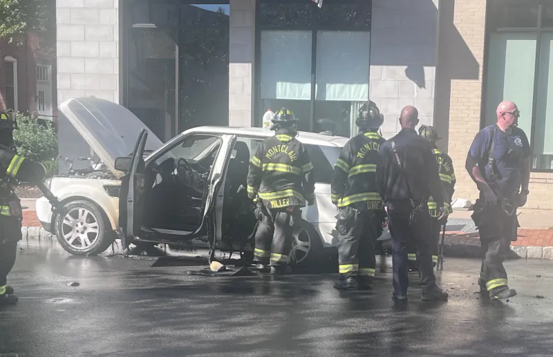 Car Fire in Montclair Knocked Down