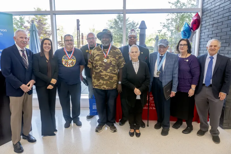 Commissioners honored local veterans at Jefferson Hospital in Cherry Hill
