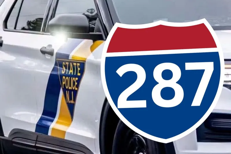 Woman killed after getting out of car following Route 287 crash