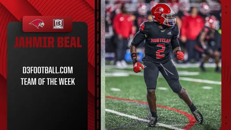 Beal Earns D3football.com Team of the Week Honors