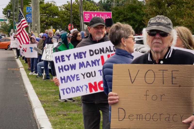 No Kings protest occurs in Glassboro as midterm elections approach