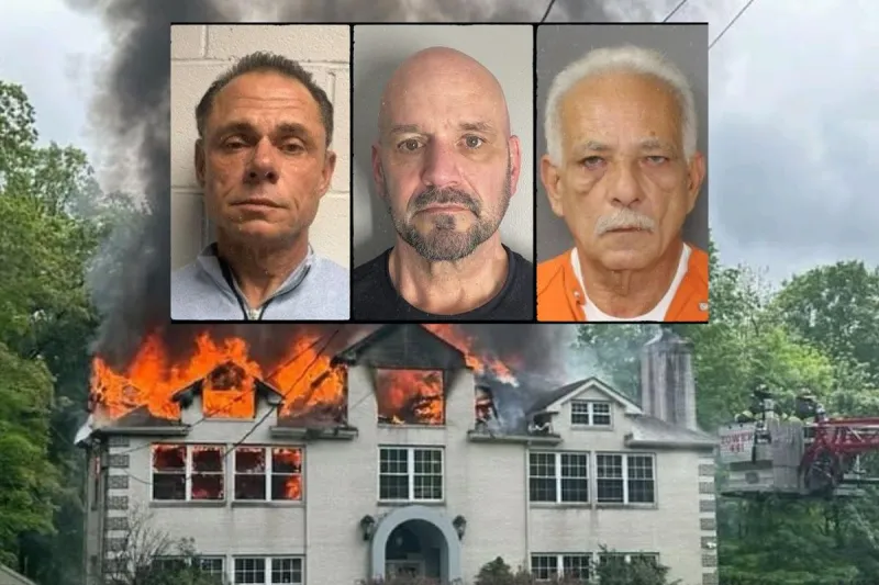 NJ men charged in arson-for-hire after $1.5M home ravaged by fire