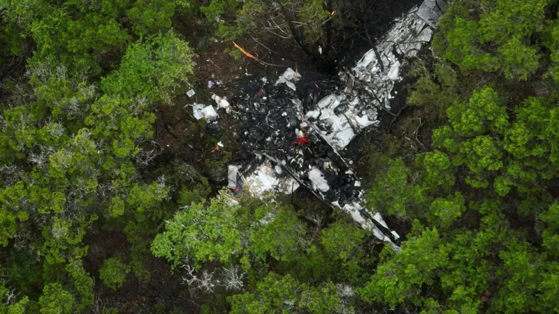 Plane broke apart in mid-air before crash that killed 5 Amarillo residents, NTSB says