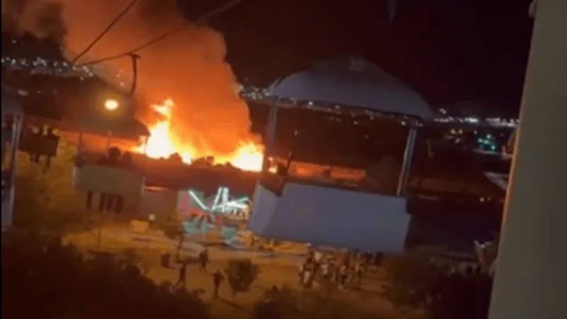 Developing: Large fire spotted near Western Playland in Sunland Park