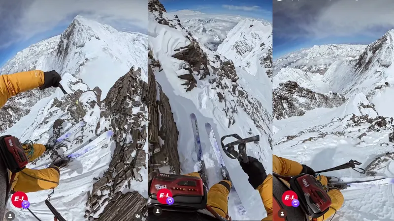Bartek Ziemski Just Recorded a Thrilling Ski Descent of Lhotse