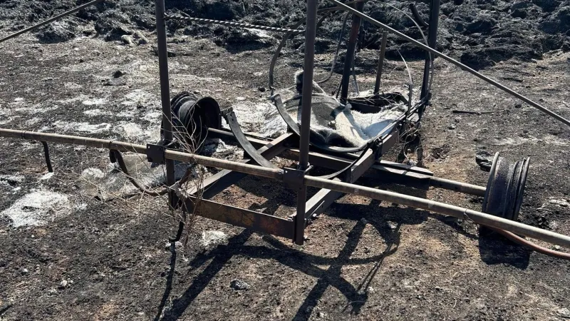 Ranchers tally losses after Randall County wildfires; hundreds of hay bales destroyed