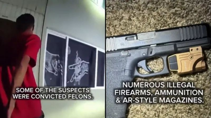 Las Cruces police release bodycam video of youth gun arrests after chase