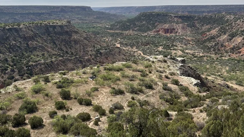 Evacuation disrupted trips as wildfires threatened Palo Duro Canyon during extreme drought